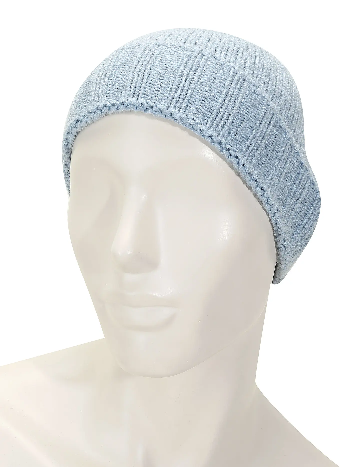 GRAN SASSO | Kaschmir Mütze - Haube | blau